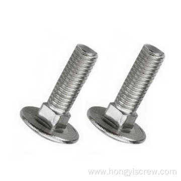 SS304 Short Square Neck Carriage Bolts